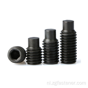 Roestvrij staal DIN913 DIN914 DIN915 DIN916 Hex Socket Head Grub -schroef Set schroef met kegelpunt